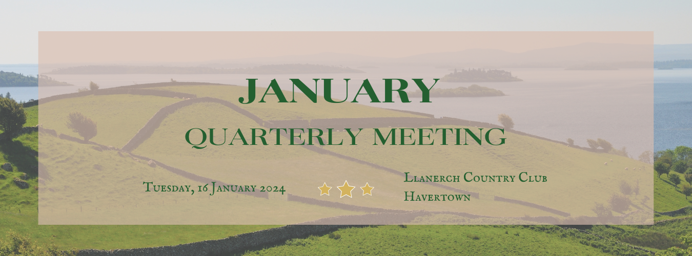 January 2024 Quarterly Meeting & Fundraiser